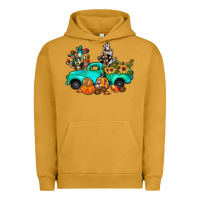 Cactus Pumpkin Truck Fall Urban Hoodie | Teevron