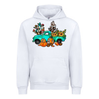 White cactus pumpkin truck fall Urban Hoodie - JahusDesignShop