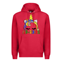 Cardinal autism au some  unicorn Premium Hoodie - AdoDesignShop