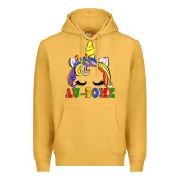Mustard autism au some  unicorn Premium Hoodie - AdoDesignShop