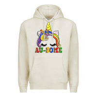 Oatmeal Heather autism au some  unicorn Premium Hoodie - AdoDesignShop