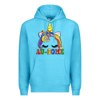 Ocean Blue autism au some  unicorn Premium Hoodie - AdoDesignShop