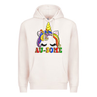Pale Pink autism au some  unicorn Premium Hoodie - AdoDesignShop