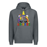 Rock autism au some  unicorn Premium Hoodie - AdoDesignShop