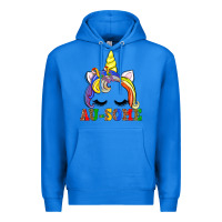 True Royal autism au some  unicorn Premium Hoodie - AdoDesignShop