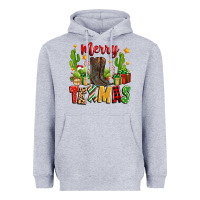 Heather Grey merry texmas Heavyweight Hoodie - Zillion Design Studio