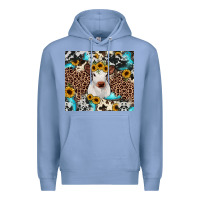 Colony Blue western calf Premium Hoodie - JahusDesignShop
