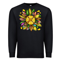 Black lemon sunflower Premium Sweatshirt - texasbilliewilder