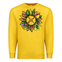 Lemon lemon sunflower Premium Sweatshirt - texasbilliewilder
