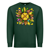 Sports Green lemon sunflower Premium Sweatshirt - texasbilliewilder