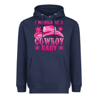 Navy i wanna be a cowboy baby Heavyweight Hoodie - texasbilliewilder