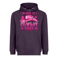 Plum i wanna be a cowboy baby Heavyweight Hoodie - texasbilliewilder