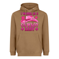 Toasted Coconut i wanna be a cowboy baby Heavyweight Hoodie - texasbilliewilder