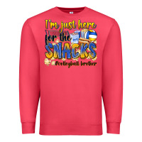 Cardinal i'm just here for the snacks #volleyball brother Premium Sweatshirt - Zillion Design Studio