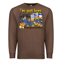 Chestnut i'm just here for the snacks #volleyball brother Premium Sweatshirt - Zillion Design Studio