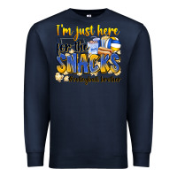 Navy i'm just here for the snacks #volleyball brother Premium Sweatshirt - Zillion Design Studio