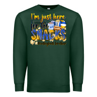 Sports Green i'm just here for the snacks #volleyball brother Premium Sweatshirt - Zillion Design Studio