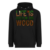 Black life is good in the wood Heavyweight Hoodie - texasbilliewilder