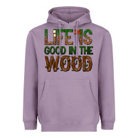 Lavender life is good in the wood Heavyweight Hoodie - texasbilliewilder