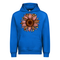 Cobalt usa flag camouflage leopard sunflower Urban Hoodie - Artiststas