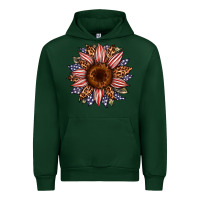 Forest Green usa flag camouflage leopard sunflower Urban Hoodie - Artiststas
