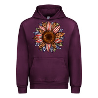 Mauve Wine usa flag camouflage leopard sunflower Urban Hoodie - Artiststas