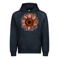 Navy usa flag camouflage leopard sunflower Urban Hoodie - Artiststas
