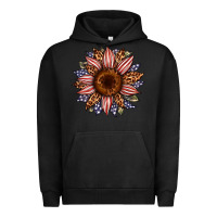 Pigment Black usa flag camouflage leopard sunflower Urban Hoodie - Artiststas