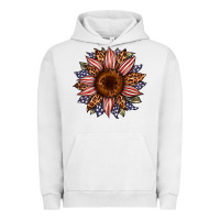Pigment Lunar Rock usa flag camouflage leopard sunflower Urban Hoodie - Artiststas