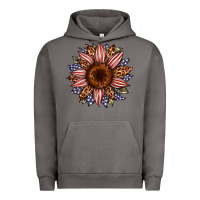Pigment Tornado usa flag camouflage leopard sunflower Urban Hoodie - Artiststas