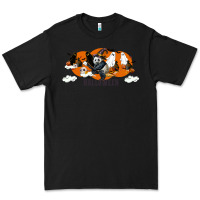 Black Hallowen Panda Premium Tee - LillyAllenDesigns