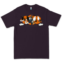 Plum Hallowen Panda Premium Tee - LillyAllenDesigns