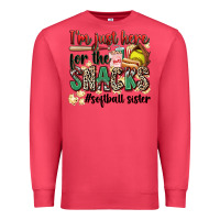 Cardinal i'm just here for the snacks #softball sister Premium Sweatshirt - Zillion Design Studio