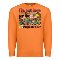 Carrot i'm just here for the snacks #softball sister Premium Sweatshirt - Zillion Design Studio