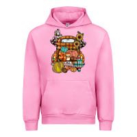 Fuchsia Pink farm truck,fall Urban Hoodie - JahusDesignShop