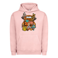 Pigment Salmon farm truck,fall Urban Hoodie - JahusDesignShop