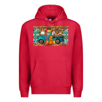 Cardinal fall gnomes truck sippy cup Premium Hoodie - Artiststas