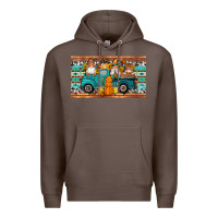 Coffee fall gnomes truck sippy cup Premium Hoodie - Artiststas