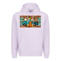Lilac fall gnomes truck sippy cup Premium Hoodie - Artiststas