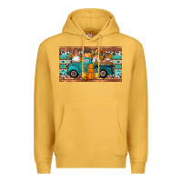 Mustard fall gnomes truck sippy cup Premium Hoodie - Artiststas