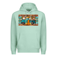 Seafoam fall gnomes truck sippy cup Premium Hoodie - Artiststas