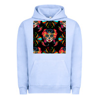 Pigment Grape Ice sugar skull seamless pattern Urban Hoodie - BundleAndBundleShop