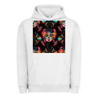 Pigment Lunar Rock sugar skull seamless pattern Urban Hoodie - BundleAndBundleShop