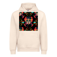 Sandshell sugar skull seamless pattern Urban Hoodie - BundleAndBundleShop