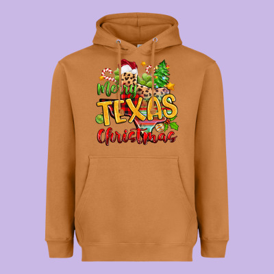 Heavyweight Hoodie merry texas christmas