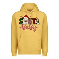 Antique Gold Santa baby Cow Premium Hoodie - JahusDesignShop