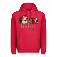 Cardinal Santa baby Cow Premium Hoodie - JahusDesignShop