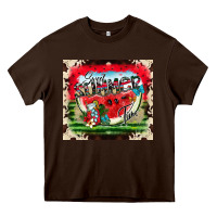 Chocolate Brown Sweet Summer Time Heavy Core Tee - CowhideDigitalArt