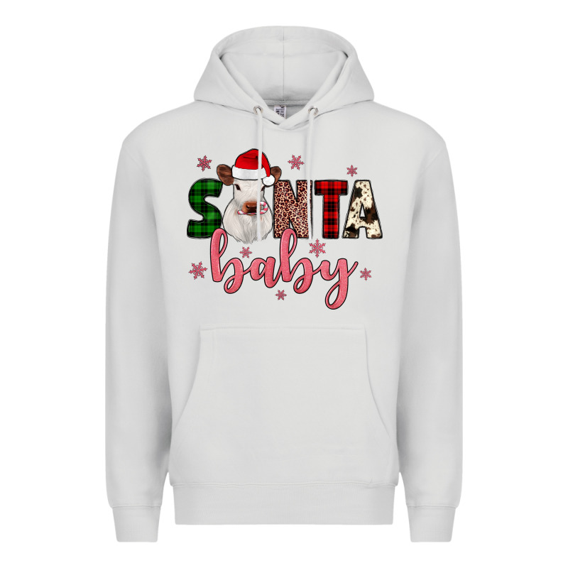 Santa Baby Cow Premium Hoodie by JahusDesignShop | Teevron