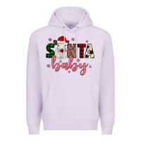 Lilac Santa baby Cow Premium Hoodie - JahusDesignShop